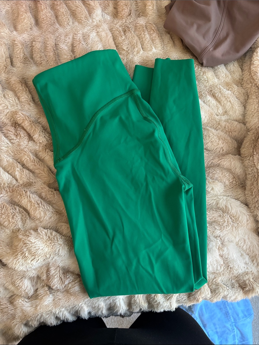 SPANX Bright Green High-Rise Leggings